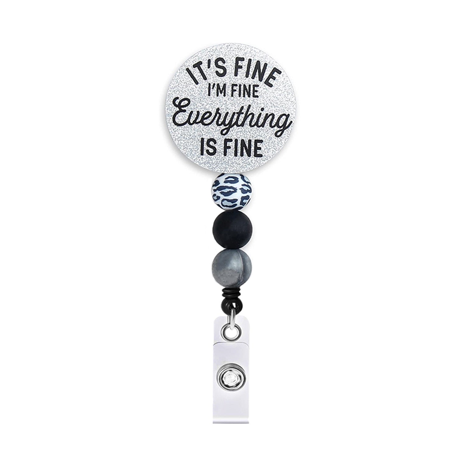 Keychains retrácables con cuentas de vacas al por mayor